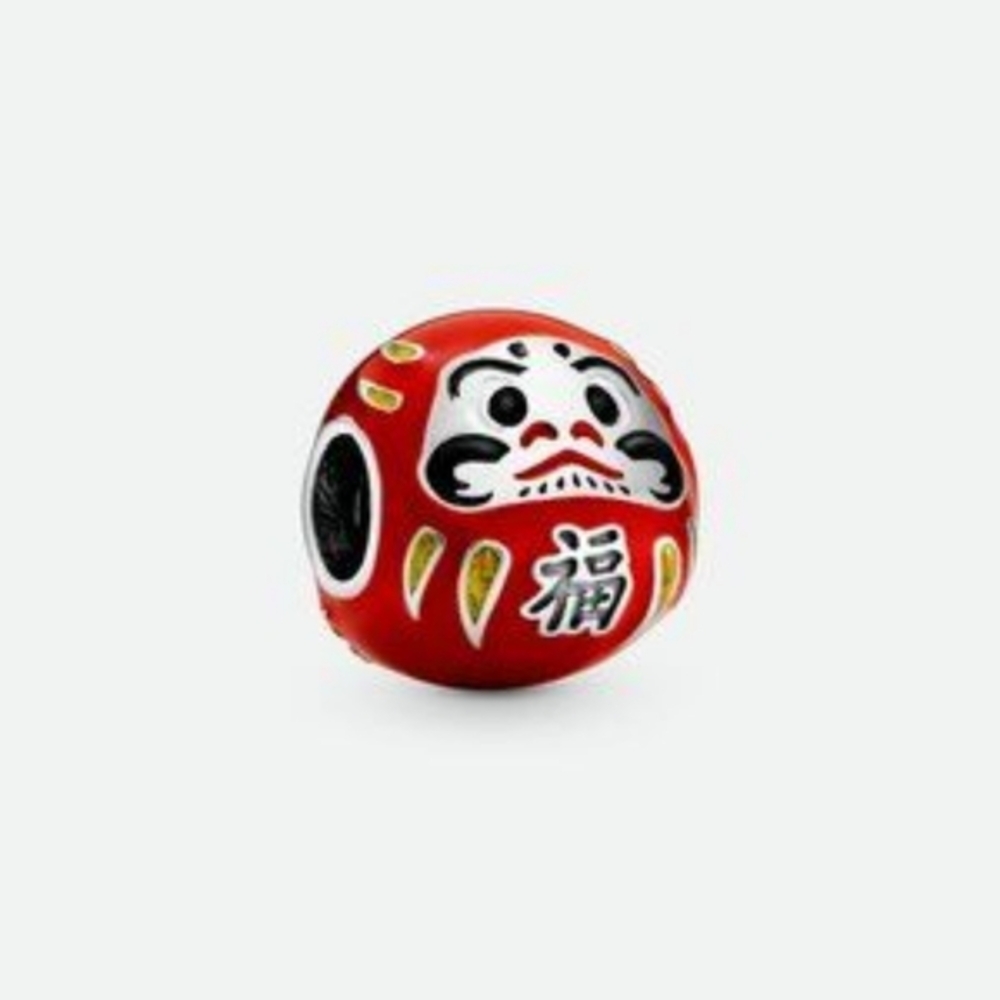 PANDORA Red Daruma Doll Charm